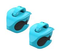 F Fityle 2 Soportes para cañas de Pescar, Clips organizadores Ajustables multifuncionales para cañas de Pescar, Azul