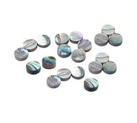 F Fityle 20 incrustaciones de guitarra para diapasón, puntos redondos, marcador de posición para, mandolina, piezas decorativas, 4.0 Mm