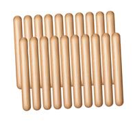 F Fityle 20 piezas de baquetas de madera, instrumento de percusión de madera, juguete educativo musical para niños, profesionales y principiantes