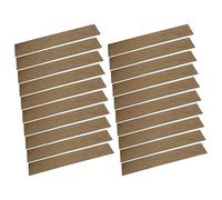 F Fityle 20 Piezas de Suelo para casa de muñecas en Miniatura, Muebles para casa de muñecas, Accesorios Decorativos realistas para Bricolaje, Mini Tablas de, Color Pera Amarillo