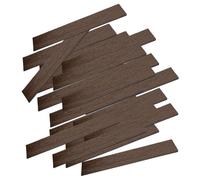 F Fityle 20 Piezas de Suelo para casa de muñecas en Miniatura, Muebles para casa de muñecas, Accesorios Decorativos realistas para Bricolaje, Mini Tablas de, Nuez