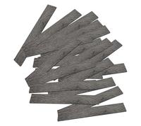 F Fityle 20 Piezas de Suelo para casa de muñecas en Miniatura, Muebles para casa de muñecas, Accesorios Decorativos realistas para Bricolaje, Mini Tablas de, Roble Gris