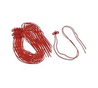F Fityle 20 Piezas Nudo Cuerda Japonés Decoración Cordón Colgante de Nailon para de la Adecuado para Festival Hogar Oficina, Rojo, tal como se describe