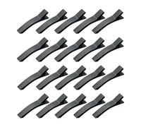 F Fityle 20 Piezas Pinzas para el Cabello de, Pinzas para el Cabello, Horquillas Gruesas Negras Dentadas para Proyectos de Artes y Manualidades, 4.6 CM