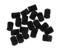 F Fityle 20 Unids/pieza Fieltros de Parachoques de Saxofón para Accesorio de Reparación de Saxo Soprano Alto Tenor, Negro, como se describe