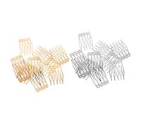 F Fityle 20pcs Clips de Peines Laterales de cabellero de 5 de Metal