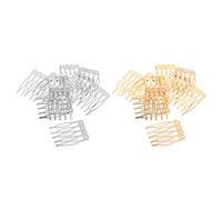 F Fityle 20pcs Clips de Peines Laterales de cabellero de 5 de Metal