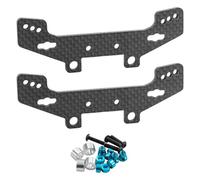 F Fityle 2pcs 1/10 RC Torre de amortiguadores de automóvil Reemplace los Accesorios livianos de Piezas de Repuesto para el automóvil RC para TT02 TT02R