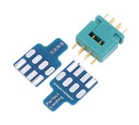 F Fityle 2X Conector para aeronaves RC, Placa de Ayuda para soldar, Accesorio portátil, Resistente, de Rendimiento, fácil de Instalar, reemplazo práctico, Conector de 6 Pines con Mpx6