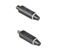 F Fityle 2x convertidor de micrófono XLR accesorios de micrófono de transmisión y recepción inalámbrico ligero profesional para conciertos