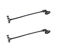 F Fityle 2x Soporte de de Micrófono, Soporte de Micrófono de Escritorio de Universal Ajustable, Soporte de Clip de Micrófono, Abrazadera