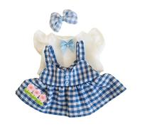 F Fityle 3 X 20 Cm Ropa para Muñecas en Miniatura, Conjuntos para Muñecas de Niña, Juego de Vestir Muñecas, Muñeca de Peluche de 20 Cm/7,87 Pulgadas, Juguete P, Azul