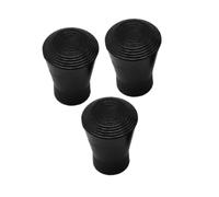 F Fityle 3pcs Pies de tambor de tambor Cymbal soportes de placas de protección Accesorios de piezas de manga de reemplazo Piernas de tomas Tom cubiertas contra, 2.9x4cm