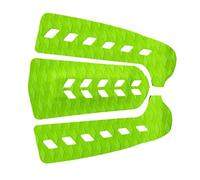 F Fityle 3Pcs Premium EVA Surf de Surf Skimboard Pad Deck Grip, Tail Pad, Verde