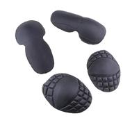 F Fityle 4 Coderas y Hombreras de EVA, Protectores de Moto Removibles, Fáciles de Limpiar, Alta Seguridad Insertos Amortiguadores para Adultos, Mujeres y Hombres