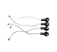 F Fityle 4 Piezas de Repuesto de Base de Motor y Motores de Drones, componentes de Motor de Drones RC de liberación rápida para cuadricóptero RC de avión E88