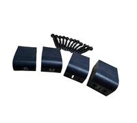 F Fityle 4 piezas flotan trémolo bloques de configuración, control deslizante de trémolo de guitarra eléctrica, partes del puente de reemplazo con tornillos