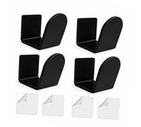F Fityle 4 Soportes para Guantes de béisbol y softbol, Organizador de Guantes, decoración, Regalos, Perchas para Adultos, estantes de Almacenamiento para, Sin Agujeros para Tornillos
