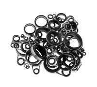F Fityle 49 Piezas de Guías Telescópicas para Cañas de Pescar Y Anillos de Punta para Construir O Reparar