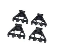 F Fityle 4pcs 1/10 RC Reemplazo del Soporte de amortiguadores de Alto Rendimiento Partes de Repuesto portátiles de Aluminio Accesorios de Aluminio, Negro