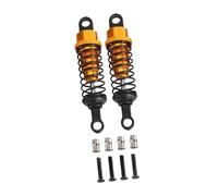 F Fityle 4X Absorbadores de Choque hidráulico para amortiguadores RC RC Piezas de reemplazo del vehículo Conjunto 1/12 1/16 para MN168 MN78 B16 B14 B36, Oro