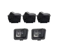 F Fityle 5x Bocina de luz delantera, interruptor de luz de crucero, interruptor de de, botón de control de agarre de manillar de bicicleta para