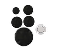 F Fityle 5x cabezal de batería, profesional, piezas de percusión equilibrada piel de tambor silenciosa para tambores para tambores de tambor adultos, Style B