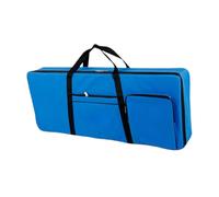 F Fityle 61 Caso de teclado de teclado 40.16 "x16.54" x1.97 "Accesorios de tela Oxford acolchados con correas de mochila Bolsa de concierto de teclado de piano, Azul