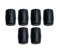 F Fityle 6x almohadillas de goma para los pies del estante del micrófono cubierta de goma, para tubo de diámetro 19 mm
