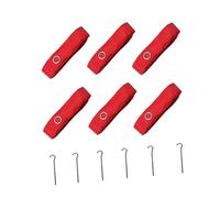 F Fityle 6X Líneas de Voleibol de Playa Líneas de bádminton 800cm de Largo Marcador de cancha portátil Marcador de líneas para Actividades al Aire Libre