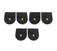 F Fityle 6X Tacones De Goma Pegamento Suela Antideslizante Reemplazo De La Almohadilla De Reparación para Hombres Y Mujeres del Talón De