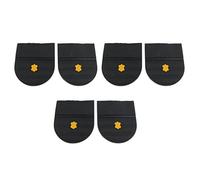 F Fityle 6X Tacones De Goma Pegamento Suela Antideslizante Reemplazo De La Almohadilla De Reparación para Hombres Y Mujeres del Talón De