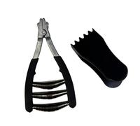 F Fityle Abrazadera de de bádminton, Abrazadera de encordado, Tensor Fijo, Herramienta de sujeción portátil para Equipos de Tenis, para Deportes de