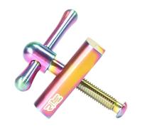 F Fityle Abrazadera de para Bicicleta Plegable, Hebilla en C, Ligera, con Ajuste ceñido, para Palanca de de Eje, para Exteriores, Garaje, Mezclado