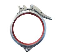 F Fityle Abrazadera de Tubo Ajustable con Cierre de Liberación Rápida, Fácil Instalación, Versátil, Ligera, para Tuberías de Ventilación, Diámetro interior 159 mm