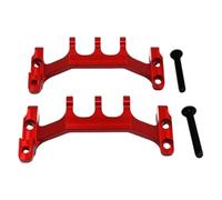 F Fityle Accesorio de Varilla de Montaje de Eje de Coche RC, fácil de Instalar, Piezas de Repuesto, Pieza de Coche RC, aleación de Aluminio para Modelo FJ45, Rojo