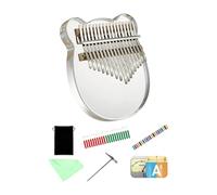 F Fityle Accesorios de llavero de piano de amantes de la música compacto jugadores regalos instrumentos de música para niños al aire libre, Oso