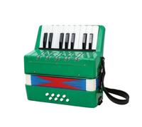 F Fityle Acorón 17 Teclas Infantil Acorón Juguete sin Baterías Instrumento Musical para Niños, Principiantes, Casa, Escuela , Verde