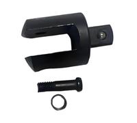 F Fityle Adaptador de barra de torsión de 1/2" con tornillo fijo y arandela de resorte. Cabezal de barra resistente y versátil para talleres mecánicos y