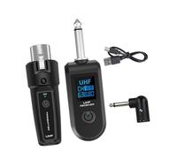 F Fityle Adaptador de micrófono de micrófono de transmisor de micrófono de micrófonos inalámbrico de micrófono de transmisión estable para el micrófono, 1 in 1 with Adapter