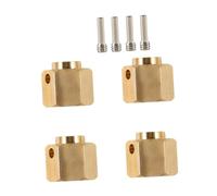 F Fityle Adaptador de Rueda Hexagonal extendido de 4 Piezas, actualización de bujes de Rueda Hexagonal RC 1/10, adaptadores para modificación de vehículos, 10mm
