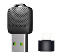 F Fityle Adaptador de vehículo con Cable a inalámbrico, Plug and Play para tableros, 2 x 0,6 x 3,5 cm, Estable, emparejamiento automático,