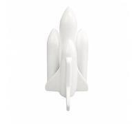 F Fityle Adorno Cohete Resina Brillante Figura Cohete corativa Estilizado Figura Mesa para Niños, Habitación Infantil, Oficina, Entrada,