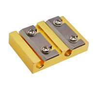 F Fityle Afeitadora de clavijas para violín, herramientas de luthier, clavijas de afinación de metal de alta dureza, herramienta para reparar violines, Oro