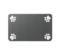 F Fityle Alfombrilla Absorbente para la alimentación de Mascotas, dispensador de Comida para Perros, Antideslizante, Lavable, Evita derrames de Comida