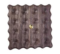 F Fityle Alfombrilla antideslizante para, almohadilla de adsorción antideslizante de madera, accesorio profesional para instrumentos musicales, Marrón Oscuro