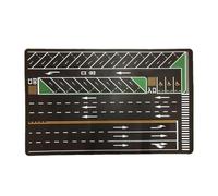 F Fityle Alfombrilla de estacionamiento a Escala 1/64, Alfombrilla Enrollable para Escena de Garaje de Coche, Antideslizante, Realista, para Foto, Diorama,