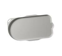 F Fityle Alfombrilla para comedero de Mascotas, Resistente, fácil de Limpiar, Antideslizante, Impermeable, para Perros y Gatos, Mantel Individual para Animales, Gris