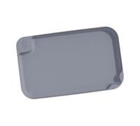 F Fityle Alfombrilla para Cuenco de Comida para Mascotas, Ligera, Antideslizante, Resistente, para Perros y Gatos, para Suelos, Gris