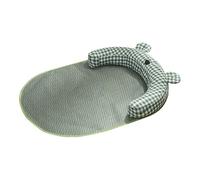 F Fityle Alfombrilla refrescante para Perros, Almohadilla refrescante, Suave y Transpirable, Nido Redondo para Cachorros, Alfombrillas de Descanso, Verde